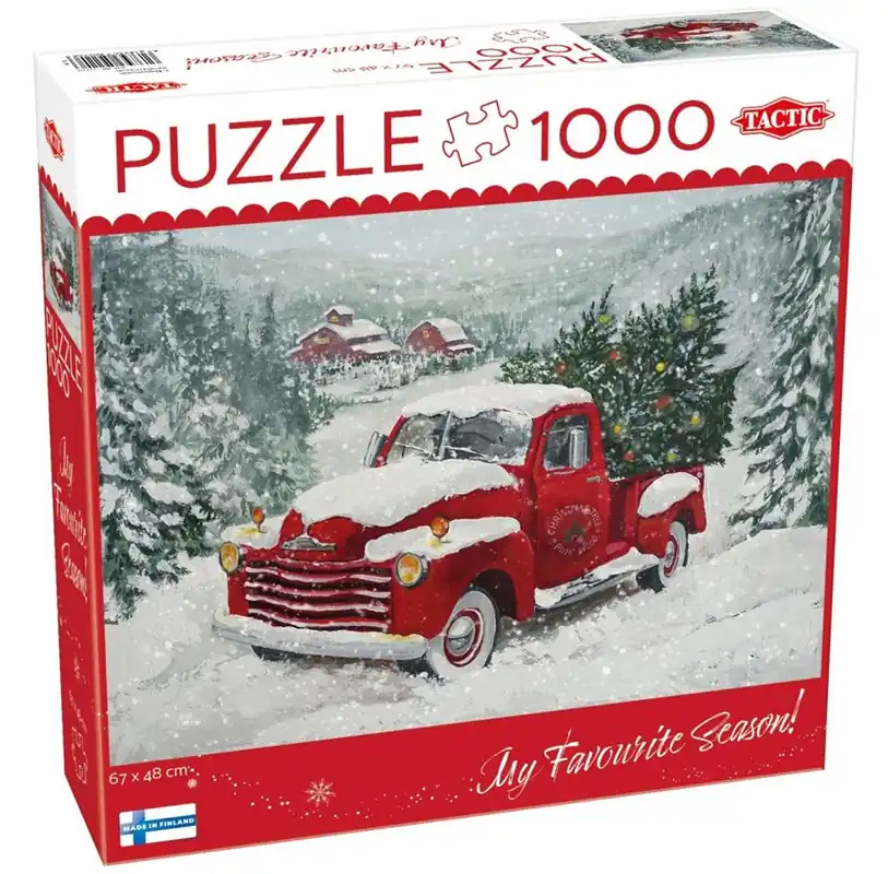 Fyndpris - Tactic Christmas Tree Truck 1000 pcs puzzle