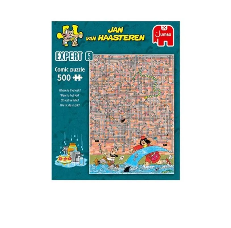 Snabb leverans | Jan van Haasteren Where Is The Leak (Expert 500)
