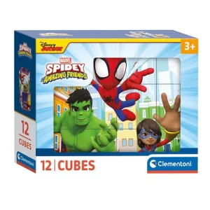 Clementoni Block Puzzle Spidey and His Amazing Friends 12pcs. Block | Kampanjpris