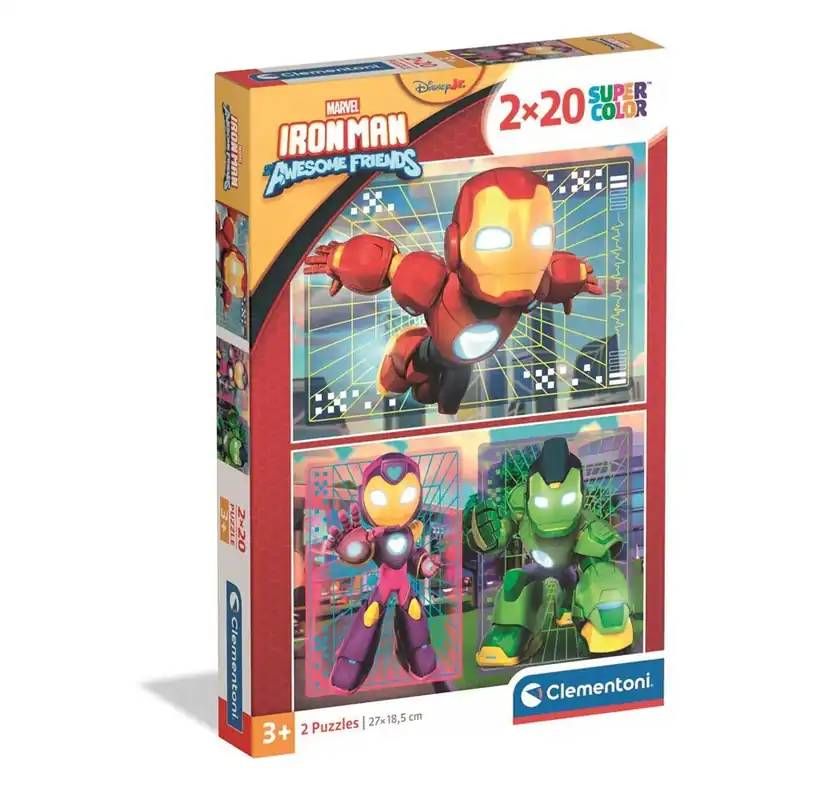 Clementoni Puzzle Ironman Ahaf 2025 2x20 pieces 2D Pussel | Slutrea