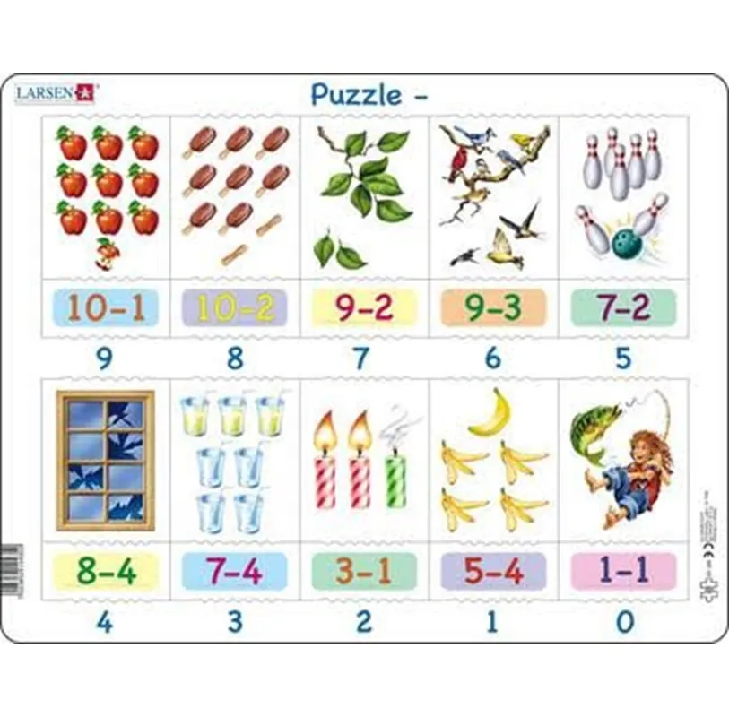 Larsen Puzzles Puzzle Minus - 20 pieces Maxi (36.5x28.5 cm) 2D Pussel | Snabb frakt