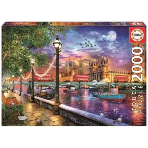 Direkt från tillverkaren - Educa 2000 London solnedgång 3D pusselspel