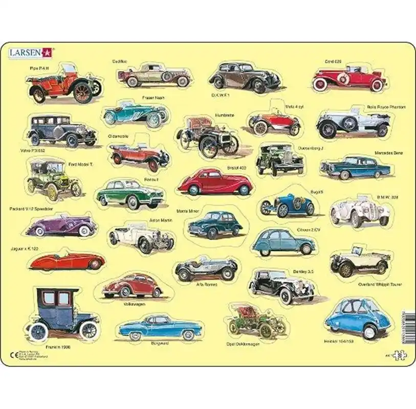 Larsen Puzzles Auto Puzzle | Efterfrågad