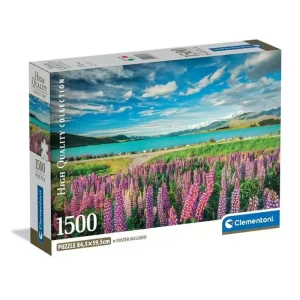 Snart slut - Clementoni Lupins at Lake Tekapo (1500)