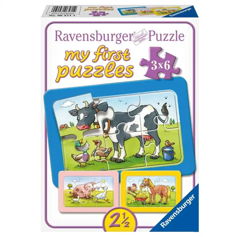 Ravensburger Good Animal Friends 3x6p | Rea
