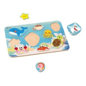 Classic World Wooden Puzzle Ocean - 9 pcs. Trä - Bra pris