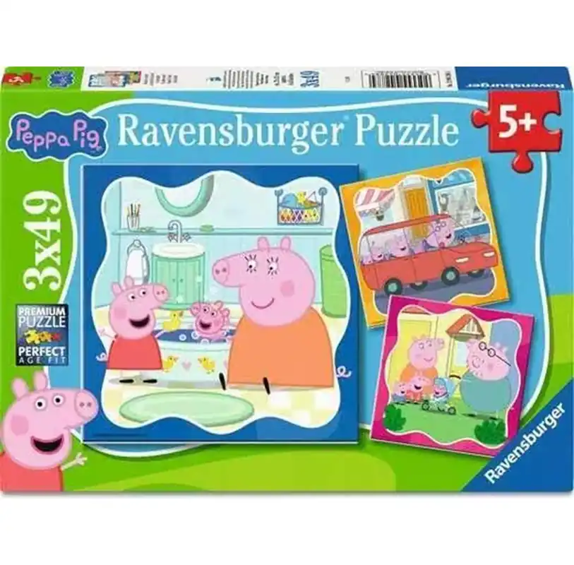 Nästan slut | Ravensburger Peppa Pig 3x49p - 5+