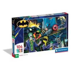 Clementoni DC Comics Batman Super Colour Puzzle (104) - Extra bra pris