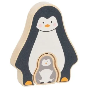 Kanonerbjudande - Goki Wooden Puzzle Standing Penguin 2 pcs. Trä