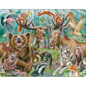 Larsen Puzzles Happy Forest Selfie - Outlet