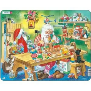 Larsen Puzzles Maxi Santa´s Workshop 140 pcs Puzzle - Endast denna vecka