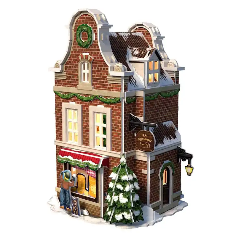 Cubic Fun 3D Puzzle Cheese Shop with LED Lighting 3D pusselspel - Specialerbjudande