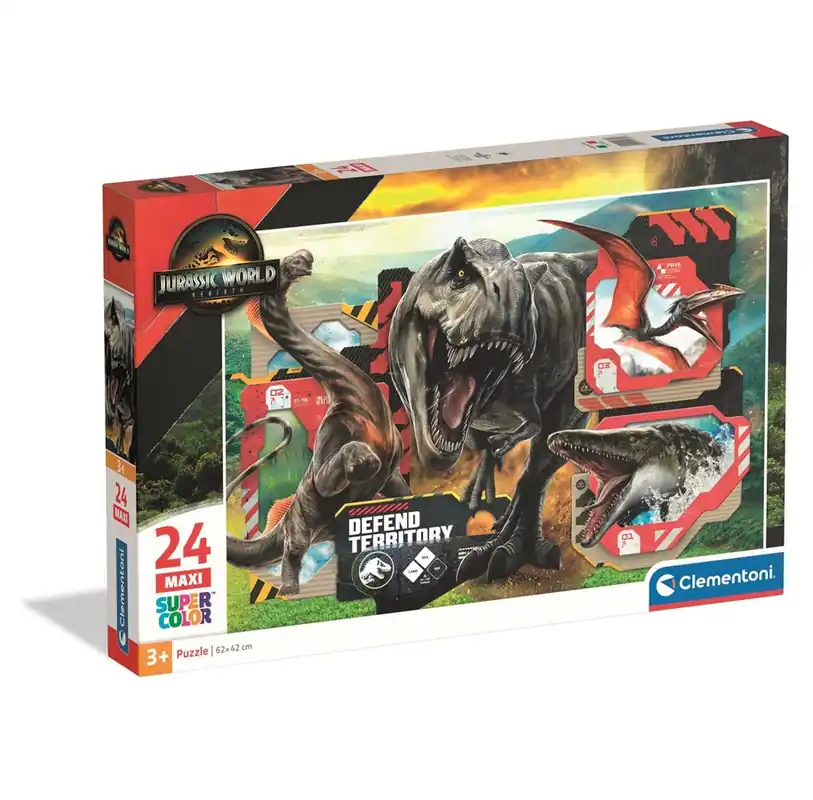 Clementoni Puzzle Maxi Jurassic World 2026 24 pieces 2D Pussel - Nytt i webbutiken
