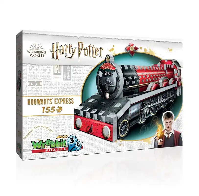 Prissänkt | Wrebbit 3D Harry Potter Hogwarts Express - Mini (155) 3D pusselspel