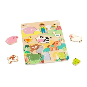 Endast idag - Classic World Wooden Puzzle Animal Puzzle 10 pcs. Trä