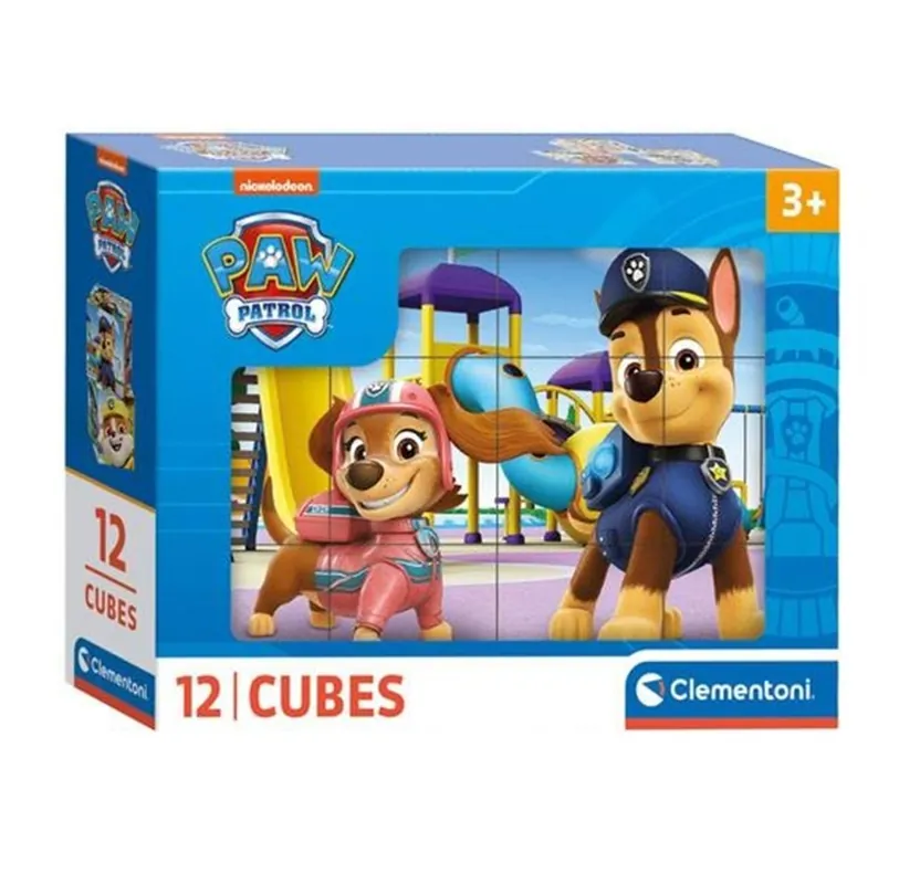 Sista dagarna | Clementoni Block Puzzle PAW Patrol 12 pcs. Block