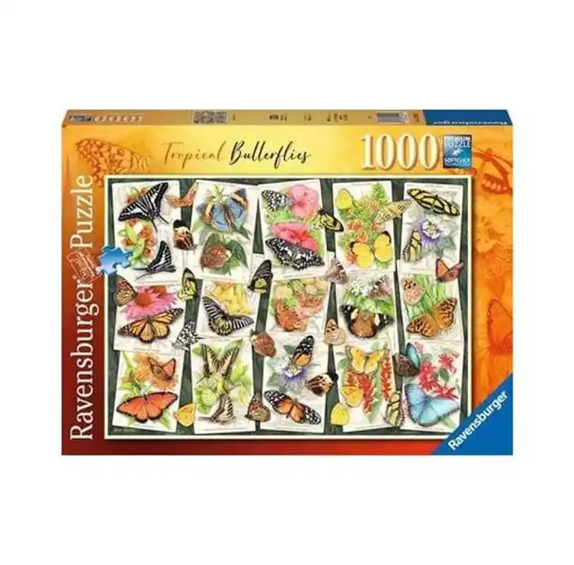 Ravensburger Tropical Butterfly 1000p | Mycket uppskattad