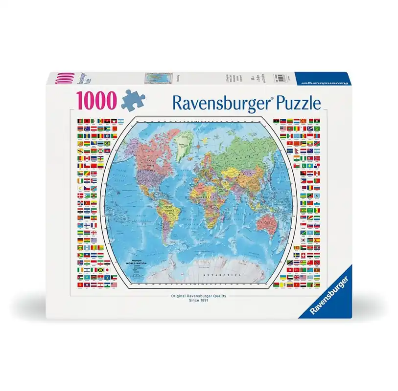 Premium | Ravensburger Political World Map 1000p