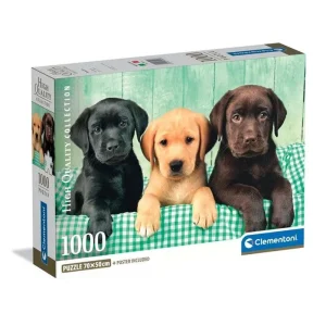 Bästa pris - Clementoni Three Labradors (1000)