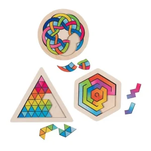 Goki Wooden Brainteaser Puzzle per piece Trä | Nytt hos oss