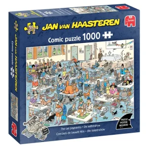 Kundernas favorit - Jan van Haasteren The cat pageantry (1000)
