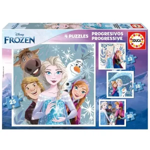 Direkt från fabriken | Educa 4 In 1 Frozen12-16-20-25