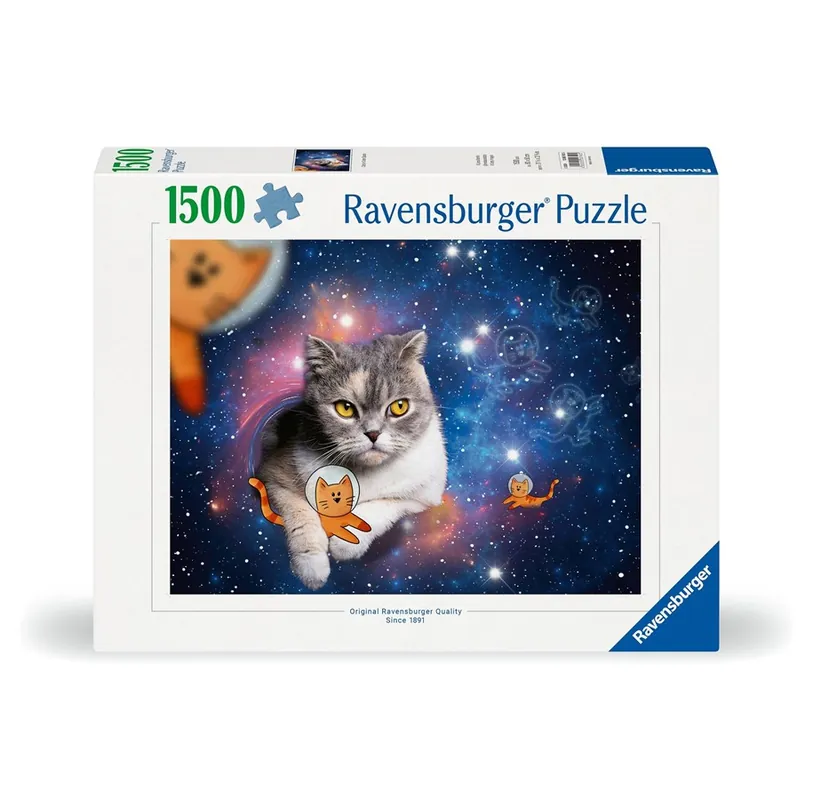 Fabrikspris - Ravensburger Cats In Space 1500p
