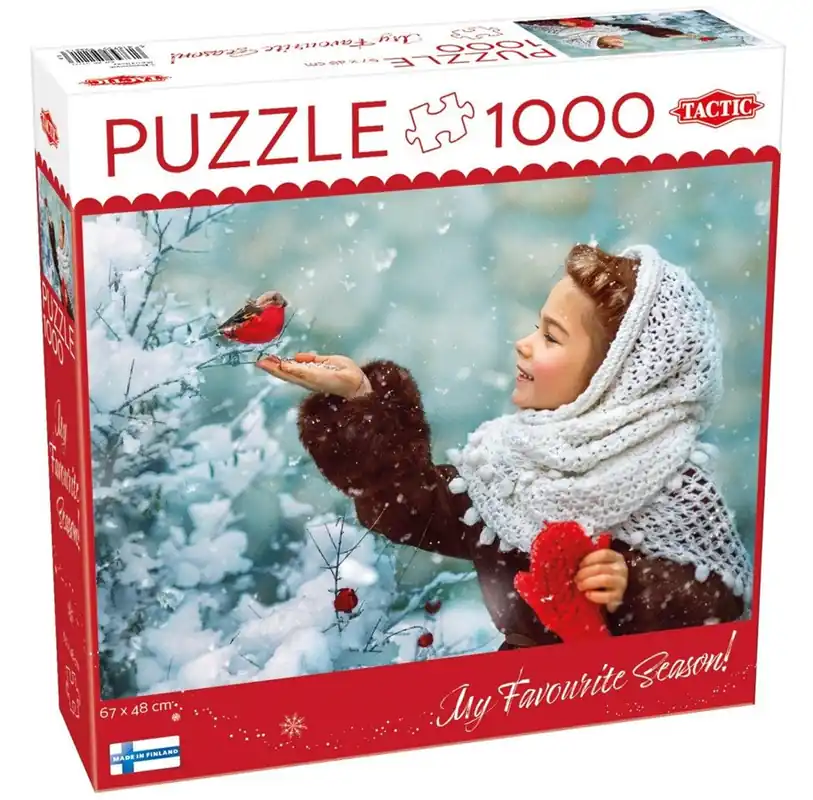Populär | Tactic Girl with Red Mittens 1000 pcs puzzle