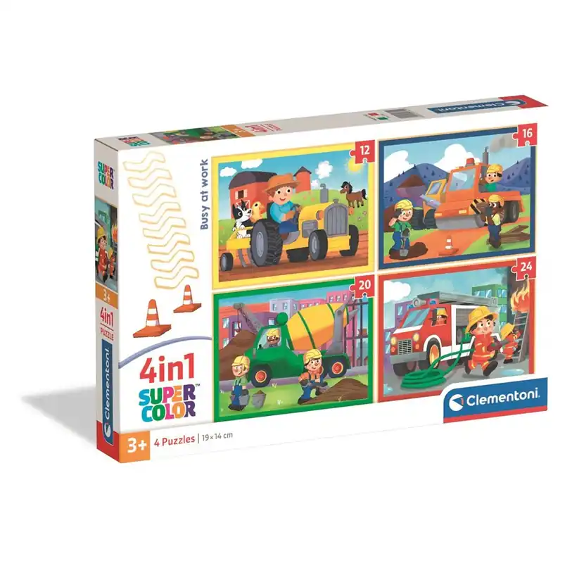 Mycket uppskattad | Clementoni Puzzle 4-in-1 Noli Dadecidere 2 (12+16+20+24) pieces 2D Pussel