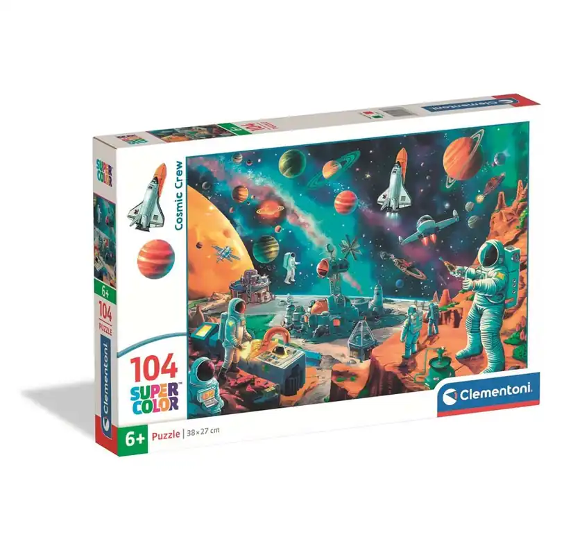 Clementoni Puzzle Cosmic Crew 104 pieces 2D Pussel | Mycket efterfrågad
