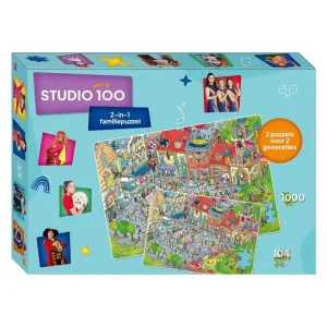 Studio 100 2-in-1 Family Puzzle - 30 Years of 2D Pussel | Snart slut