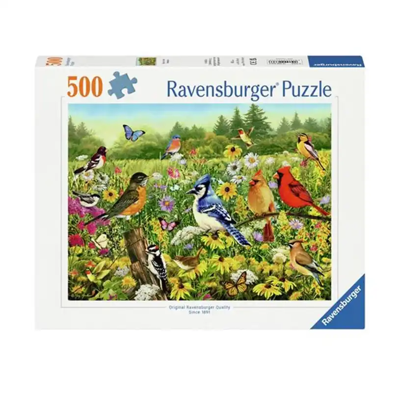 Expressfrakt - Ravensburger Birds in the Meadow 500p