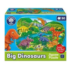 Orchard Big Dinosaur - Puzzle (50 pcs) 2D Pussel - Enkel retur