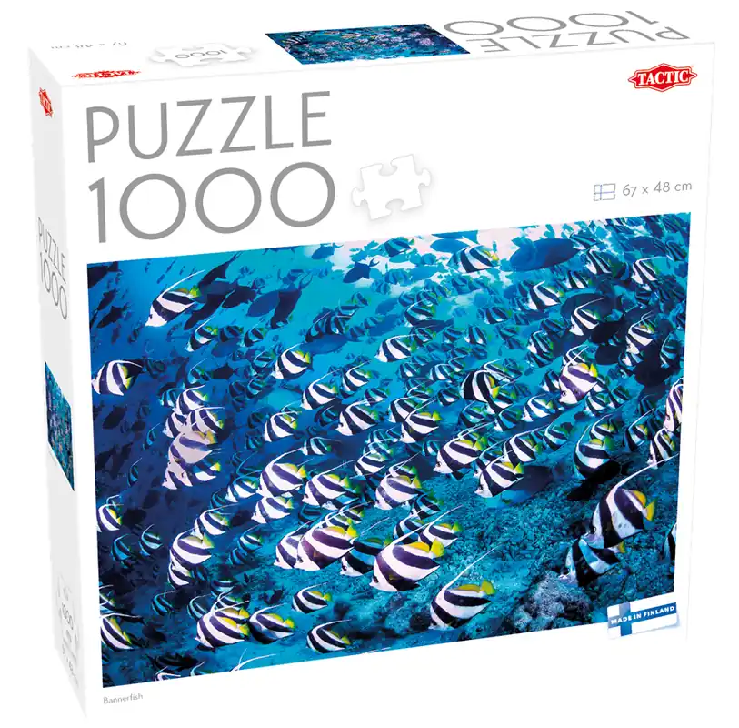 Erbjudande | Tactic 1000 pcs puzzle Bannerfish