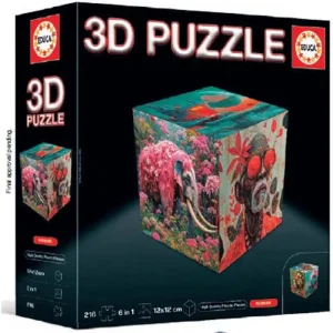 Educa 3D Puzzle Cube Wonder - Sänkt pris