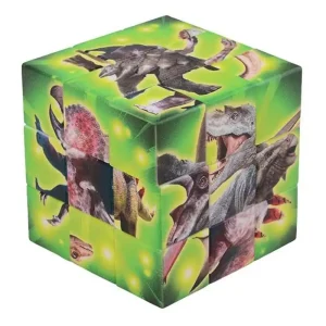 Nytt lägre pris - Johntoy Dinosaur Brain Puzzle Cube Block