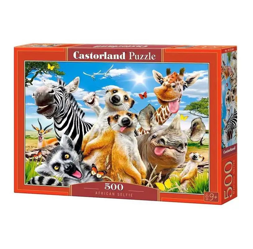 Lågt pris | Castorland African Selfie 500pcs. 2D Pussel