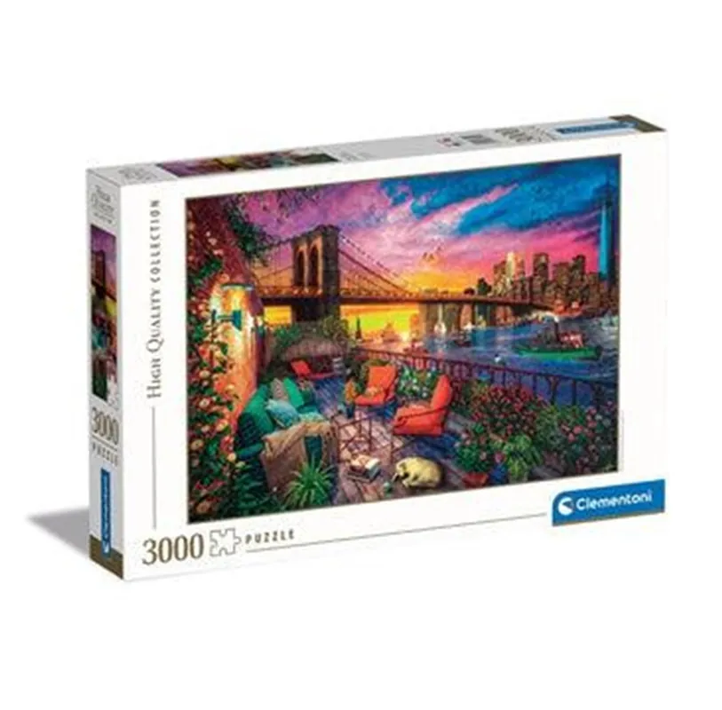 Clementoni Manhattan Balcony Sunset (3000) - Köp direkt