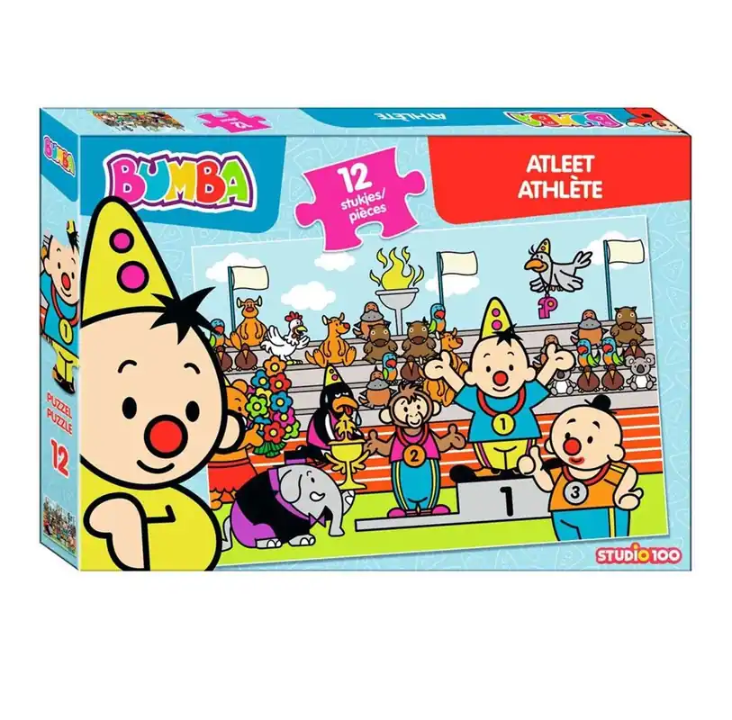 Kundernas favorit | Studio 100 Bumba Puzzle Athlete 12pcs. 2D Pussel
