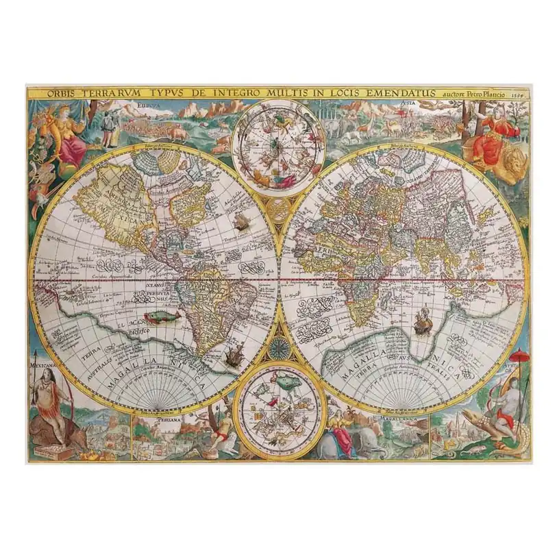 Kanonpris | Ravensburger Jigsaw puzzle World map 1594 1500 pcs.
