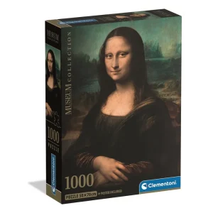 Clementoni Puzzle Leonardo-Gioconda-(Museum 1000 pieces) 2D Pussel | Specialpris