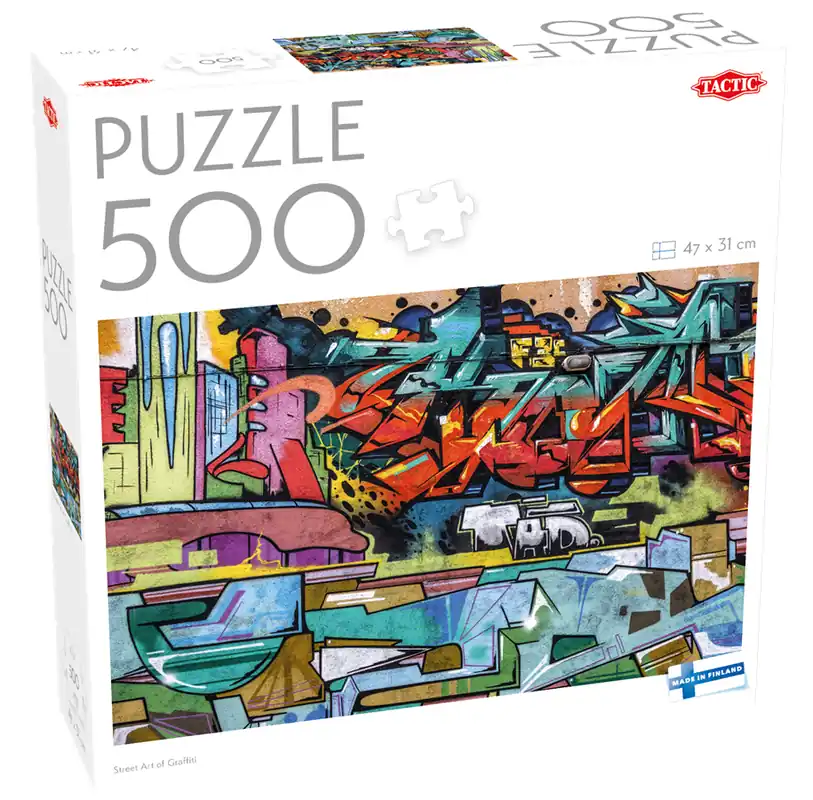 Toppkvalitet - Tactic 500 pcs puzzle Street Art of Graffiti