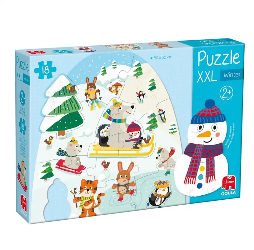 Jumbo Goula Puzzle XXL Winter - 18pcs. 2D Pussel | Nytt i webbutiken
