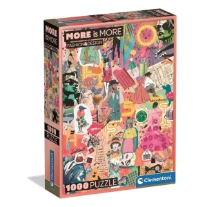 Nyhet - Clementoni Puzzle More Is More - Fashion&Design 1000 pieces 2D Pussel