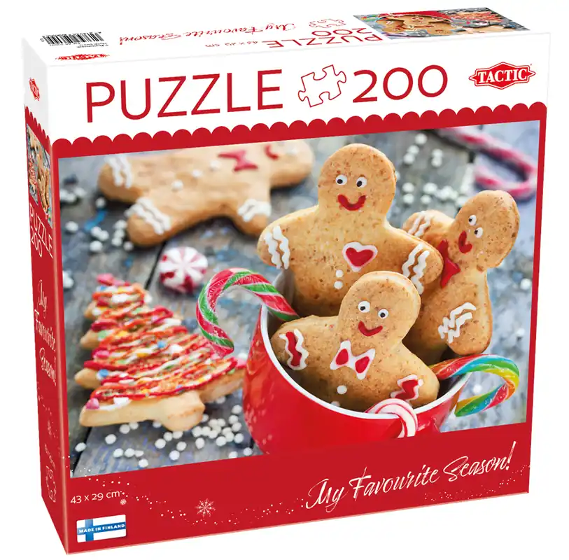 Beställ online - Tactic 200 pcs puzzle Gingerbread Cuties