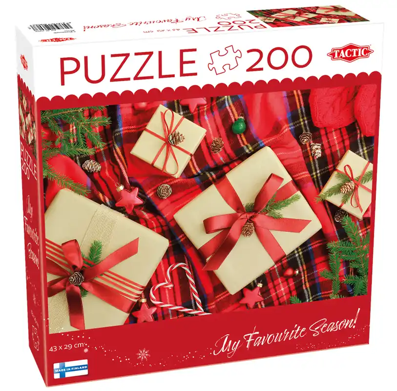 Tactic 200 pcs puzzle Christmas presents | Klar att skickas