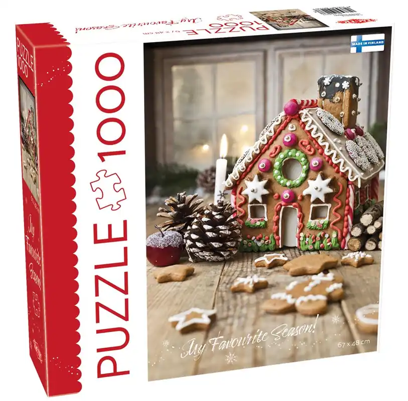 Köp idag - Tactic 1000 pcs puzzle Gingerbread House