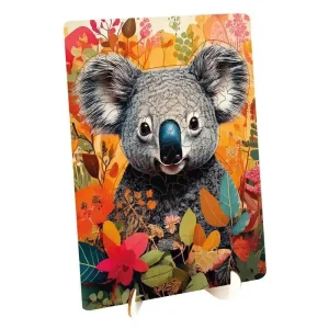 Spara mer | Creative Craft Group Wooden Puzzle Koala - Unique Shapes - 130 pcs. Trä