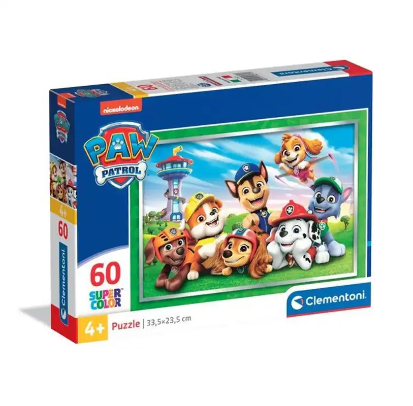 Mycket uppskattad - Clementoni Paw Patrol Super Colour Puzzle (60)