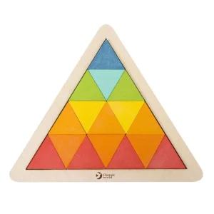 Classic World Wooden Mosaic Puzzle 67pcs. Trä - Precis tillagt